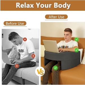 Đọc Sách gối cho chơi game Thêm lớn rộng Lap bàn gối dành cho người lớn đọc sách cánh tay còn lại bộ nhớ bọt đệm gối cho làm việc tùy chỉnh - Product Image 3