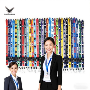 Lanyard Manufacturer Free Sample Promotional Cheap Custom Printed Polyester Neck Lanyard With Logo