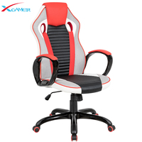 Chaise de jeu moderne en cuir PU RUIXING personnalisée avec cadre en acier et fonction pivotante pour le jeu à domicile et l'utilisation au bureau