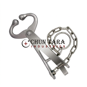 Veterinary Surgical <b>Tool</b> Stainless Steel Durable <b>heavy</b> <b>duty</b> cattle bull holder stainless steel bull holder with chain - Product Image 1