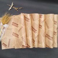 Papier anti-graisse imprimé sur mesure papier anti-huile papier anti-graisse pour emballage de fast-food pour sandwich à chips de hamburger