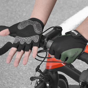 บาวตันถุงมือปั่นจักรยานแบบครึ่งนิ้วซิลิโคนปาล์มถุงมือจักรยานกลางแจ้งสำหรับผู้ใหญ่ทุกเพศ - Product Image 2