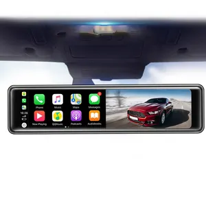 2022 Nieuwste 11.26 Inch Carplay Android Auto Dual Cams Dash Cam 4K 1080P Auto Dvr Video Recorder Wifi gps Navigatie Black Box