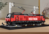 Reobrix-Bloc de Construction de Train Ferroviaire pour Enfant, Jouet de Construction, Cadeau de Noël et d'Anniversaire, Nouveauté 66019