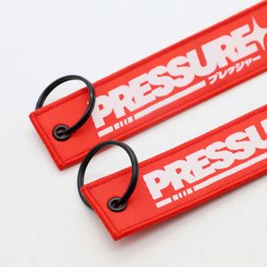 Custom logo Urban Street Style Embroidered Keychain Tag <b>for</b> Youth Culture Events and Streetwear Brand Giveaways - Product Image 2