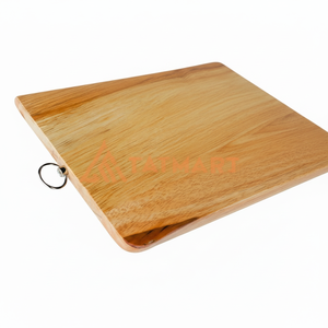 Tabla de cortar de madera de acacia segura y elegante con superficie antideslizante para cortar carne, frutas, verduras, hierbas - Product Image 1