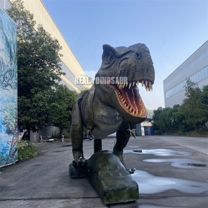 Dinosaure marcheur grandeur nature réaliste en fibre de verre pour parc à thème de <span class=keywords><strong>dinosaures</strong></span>, parc d'aventure et centre commercial - Product Image 5
