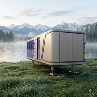 Casa Prefabricada Modular de Acero Galvanizado Grado B, Estándar CE, Cápsula Espacial para Hotel, Moderna, con Certificación CE de China