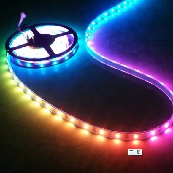 Factory Price Smart Strip Lights WS2811 RGB Addressable LED Lights 10 Pixels DC24V 60LEDs/m LED Strips Light Outdoor Waterproof