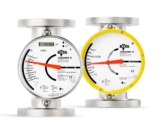 Petit rotamètre RAMC en métal de Yokogawas pour mesurer le gaz d'huile