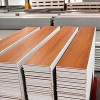 Plancher SPC en gros de l'usine chinoise, étanche, antidérapant, à clipser, LVT LVP, pour projets de construction en gros volume