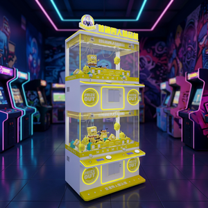 Frolicker FR-C045 Máquina de grúa de garras mini personalizable operada con monedas, construcción de metal/acrílico/vidrio, 110V/220V, juego para UE/EE. UU./Reino Unido/Australia - Product Image 2