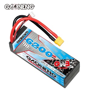 Batería LiPo GNB GAONENG 6200MAH 3S 11.1V 90C 180C XT60 para RC, Escala 1:10 1:8, Carcasa Rígida con Cable - Product Image 5