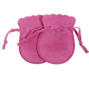 Sacs à bijoux en forme de calebasse, pochettes doubles en velours avec cordon de serrage, pour rangement de colliers et bracelets, estampage à chaud - Product Image 6