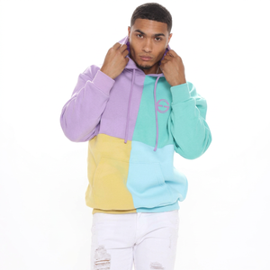เสื้อฮู้ดผู้ชายแบบลำลอง ผ้าฟลีซ พิมพ์ลายดิจิทัล สีพื้น ระบายอากาศได้ดี น้ำหนักเบา เหมาะสำหรับฤดูหนาว แขนยาว ปรับแต่งได้ - Product Image 1