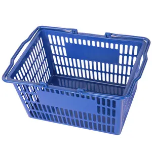 Grande dobrável compras armazenamento cesta com alumínio alça tecido reutilizável mercado Tote para compras piquenique praia