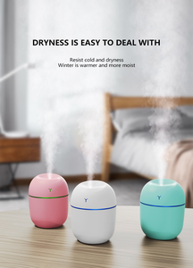 220ml USB Mini diffuseur ultrasonique purificateur voiture humidificateur d'air 7 couleurs changeantes LED veilleuse OEM aromathérapie usage domestique - Product Image 2