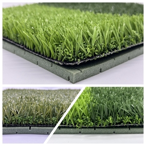 Césped Artificial de PE sin Relleno de 30 mm, Césped Sintético Resistente a los Rayos UV <span class=keywords><strong>para</strong></span> <span class=keywords><strong>Canchas</strong></span> de Fútbol Sala al Aire Libre - Product Image 2