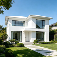 Villa de luxe moderne en structure acier, maison préfabriquée, conception personnalisée, maison modulaire pour projets résidentiels et hôteliers