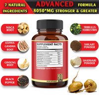 Capsules de supplément de Maca pour hommes OEM/OBM/ODM Booster d'énergie pour hommes Capsules d'extrait de Maca naturel fort