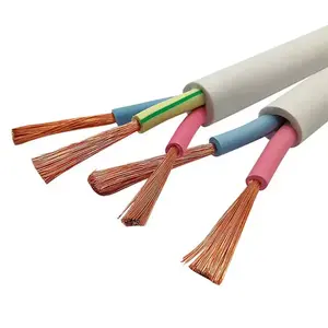 Câble Rvv 4 conducteurs 1.5mm 2.5mm 4mm 6mm 6mm Câble flexible PVC isolé et gainé Fil d'alimentation électrique