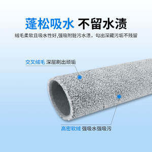 YuWang - Repuesto de Almohadilla para Mopa de Rodillo de Aire de Cabeza Grande TY7021 para Fregadora de Suelos, Pulido, Uso Doméstico, Limpieza Manual, 10-20 m² - Product Image 2