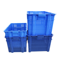 Panier de rangement ventilé empilable et emboîtable de grande capacité pour légumes, fruits et poissons