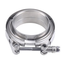 OEM Zorro/Sellena ZL-V-Band Turbo-Auspuffrohr V-Band-Klemme 2 Zoll 2,25 Zoll 2,5 Zoll 3 Zoll 51 63 76mm Männlicher Weiblicher Flansch-Kit