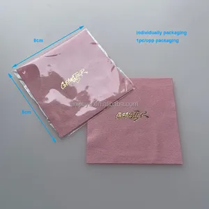 Manufacturer Wholesale Custom Jewelry Polishing Cloth With Envelope Jewelry Cleaning Cloth