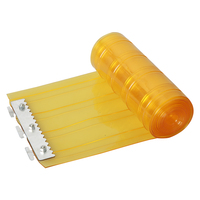 Rouleau de rideau de porte coulissante en PVC transparent nervuré de 0,5 mm à 5 mm, flexible, résistant à la chaleur, anti-huile, protégé contre les UV