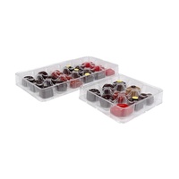 Plateaux d'insertion blister en plastique chocolat truffe 9 18 trous personnalisés pour les chocolats sucrés