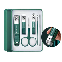 Ensemble de coupe-ongles manucure 4 pièces ensemble de coupe-ongles maison outils de pédicure pour hommes et femmes