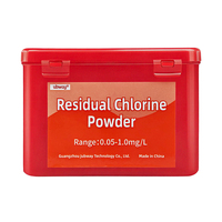 Kit de test du chlore libre DPD pour piscine et eau potable |   Poudre de haute précision 0,05-1,0 Mg/L |   Certifié CE |   Marque JUBWAY