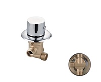 Robinet de panneau de douche à commande par engrenage pour eau chaude et froide, 2/3/4/5 voies, avec vanne de dérivation et vanne de conversion, pour usine