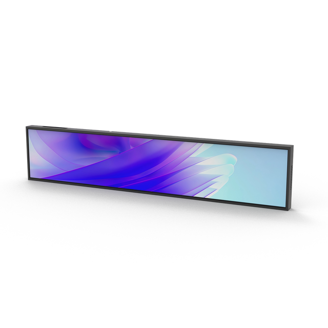 Indoor Ultra Wide Supermarket Advertising LCD Display Capacitive Touch Panel 29 Inch Stretch Touch Bar Retail Store Airport