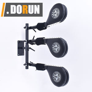 Lot <span class=keywords><strong>de</strong></span> 3 cibles <span class=keywords><strong>de</strong></span> <span class=keywords><strong>frappe</strong></span> en acier et PVC, supports muraux réglables en hauteur, pour <span class=keywords><strong>frappe</strong></span> mains libres, écologiques - Product Image 1