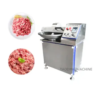 Máquina cortadora de carne de salchicha comercial eléctrica, picadora de tazón de carne vegetal, mezcladora de procesamiento de alimentos, máquina cortadora de carne de cerdo