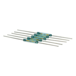 Interruptor de láminas de vidrio seco no magnético de 20 mm con cable doblado, sensor sellado para control electrónico - Product Image 4