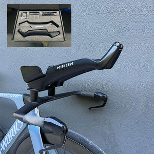 Manillar de Triatlón Winowsports de Carbono, Versión Di2, Tejido de <span class=keywords><strong>M</strong></span>ármol Brillante, Tallas S/<span class=keywords><strong>M</strong></span>/L, 20 Grados, Superligero, Nuevo - Product Image 1