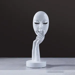 고품질 현대 추상 디자인 사무실 장식 럭셔리 얼굴 홈 장식 마스크 예술