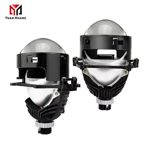 New Car LED Projector Light 2.5 Inch Auto Lens Headlight Mini Bi-xenon Lens Motorcycle Retrofit Use H1 HID LED Lamp