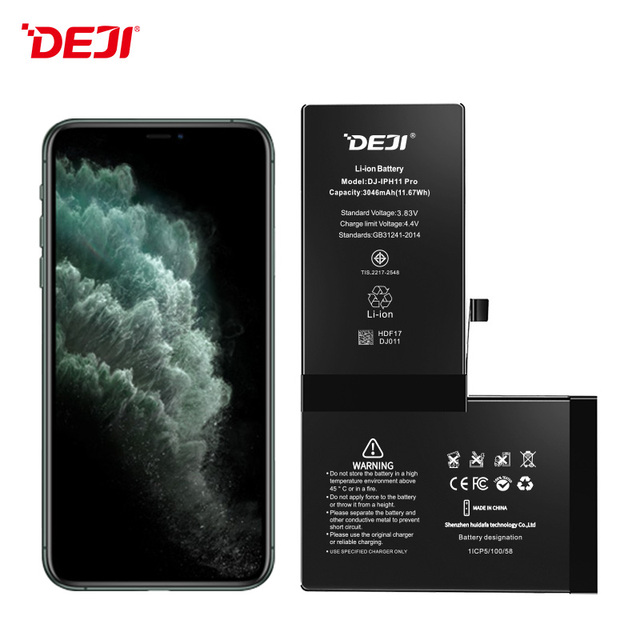China Factory Price 3046mAh Mobile Phone Cellphone Battery for iPhone 11 PRO