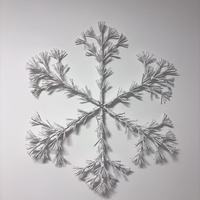 Lumière de Noël en forme de flocon de neige LED multicolores de haute qualité, 36 pouces, 660 LED, à suspendre, grande taille, pour extérieur
