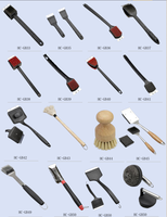 Vente chaude BBQ Brossé Accessoires Grill Brosse En Acier Inoxydable Fil Poils Grill Brosse De Nettoyage