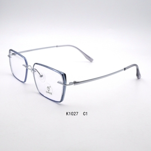 แว่นตา K1027 กรอบโลหะเมมโมรี่ น้ำหนักเบา ทนทาน ทันสมัย ดีไซน์ยืดหยุ่นเพื่อความสบาย - Product Image 3