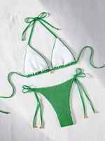 Bikini Sexy con Estampado Marino para Mujer, Traje de Baño para Fiesta en la Playa