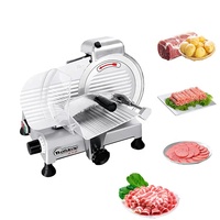 Nouvelle trancheuse à viande professionnelle Welldone 220V haute efficacité multifonctionnelle de 10 pouces pour cuisine commerciale, équipement de traitement alimentaire robuste