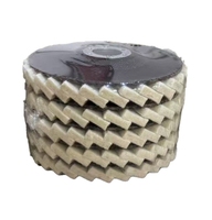 Disque à lamelles de polissage en feutre de laine de 125mm pour meuleuse d'angle Tampon de meule de polissage de pierre en métal 115mm Finition de surface de 4.5 pouces