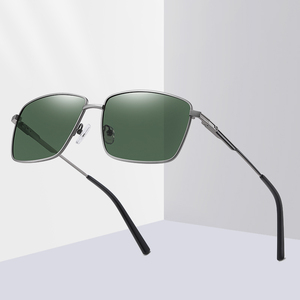 Gafas de Sol Polarizadas de Moda con Montura Metálica Cuadrada, Estilo Urbano, Gran Venta - Product Image 3
