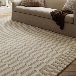 <span class=keywords><strong>Tapis</strong></span> faits main de style bois crème, <span class=keywords><strong>tapis</strong></span> personnalisés pour salon, <span class=keywords><strong>tapis</strong></span> pour chambre à coucher, luxe léger, <span class=keywords><strong>tapis</strong></span> à carreaux - Product Image 5